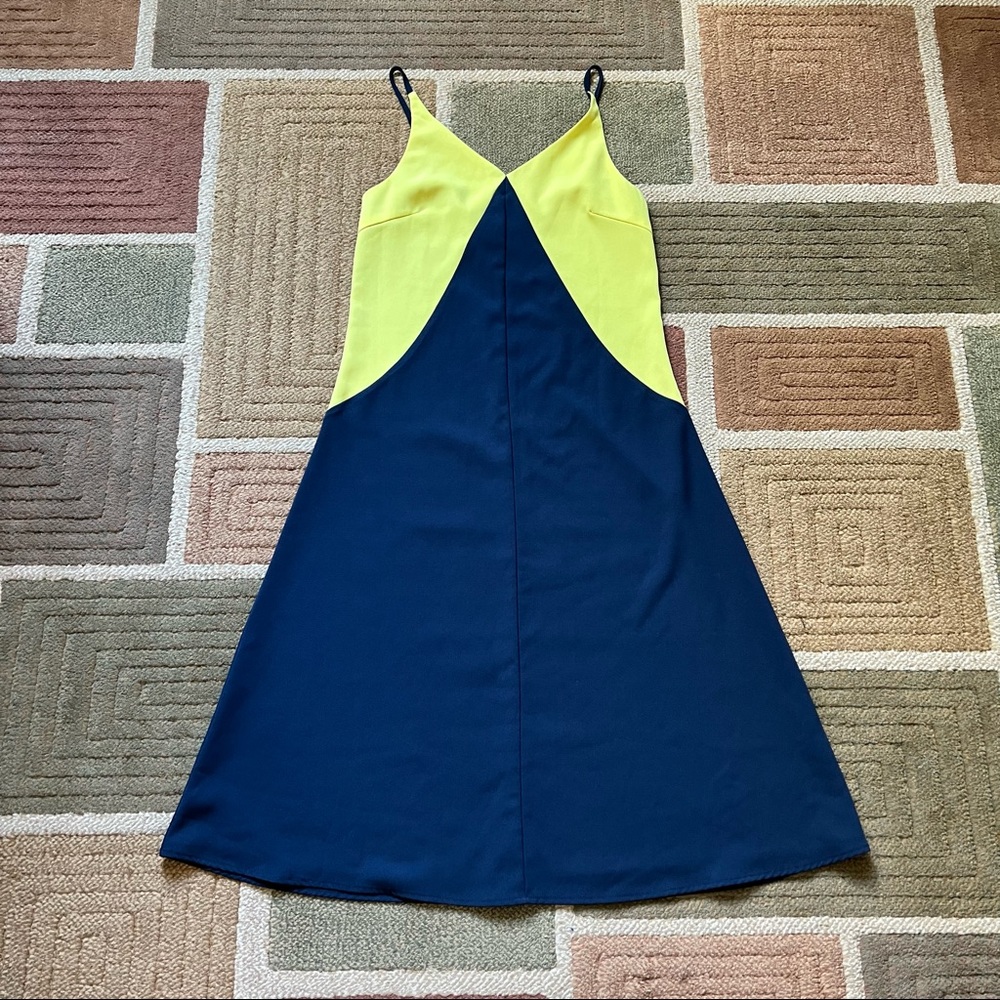 Love Bonito Black and Yellow Midi Dress